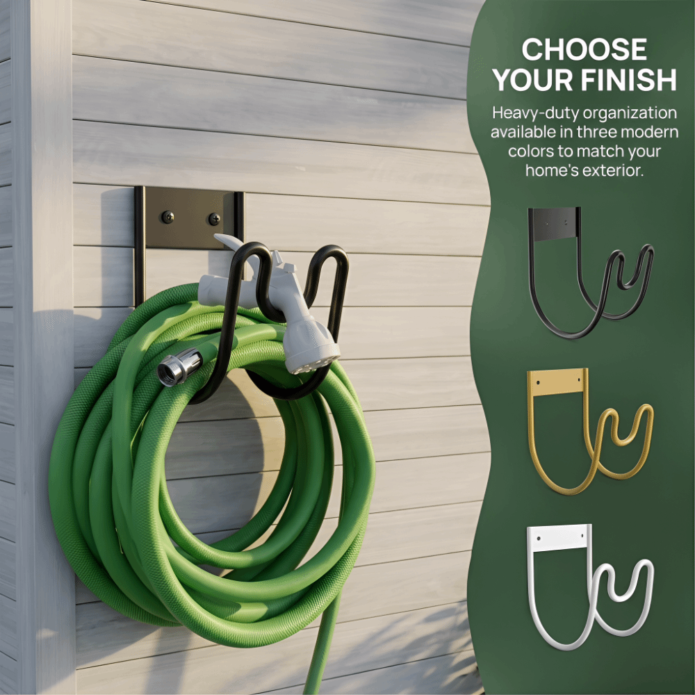 Gardena Hose Flex - Roestvrije tuinslanghouder, duurzaam, heavy-duty, flexibele slanghanger,